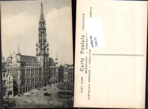 714172 Brüssel Bruxelles Hotel de Ville