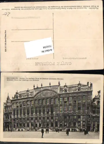 714194 Brüssel Bruxelles Maison des Ancien Ducs