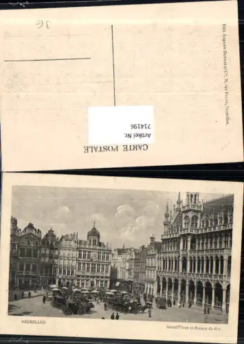 714196 Brüssel Bruxelles Grand Place maison du Roi