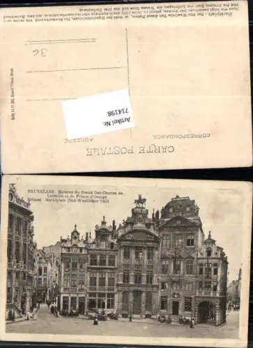 714198 Brüssel Bruxelles Maisons du Grand Duc Charles
