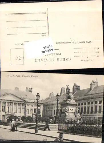 714199 Brüssel Bruxelles Place du Martyrs
