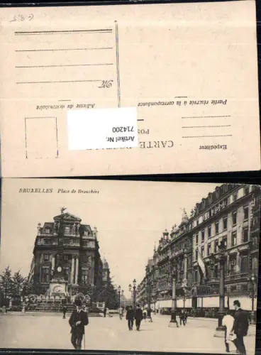 714200 Brüssel Bruxelles Place de Brouckere