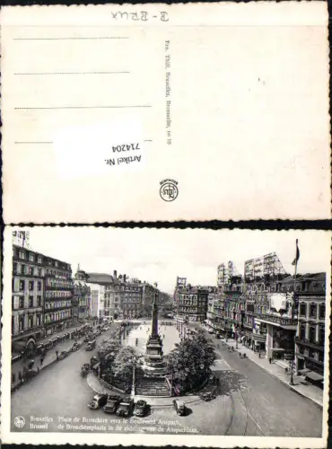 714204 Brüssel Bruxelles Place du Brouckere