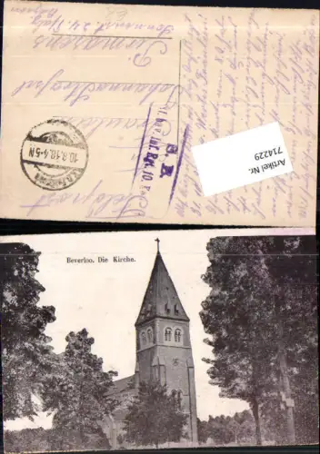714229 Beverloo Kirche K.D. Feldpost Pirmasens