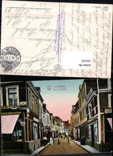 714242 La Bassee Rue de Mizelle K.D. Feldpost Pirmasens