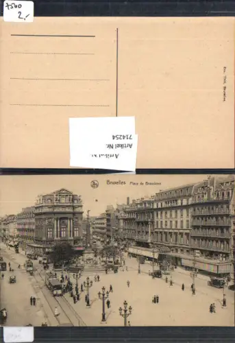 714254 Brüssel Bruxelles Place de Brouckere