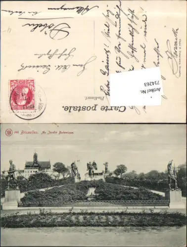 714263 Brüssel Bruxelles Au Jardin Bontanique gel Döbeln