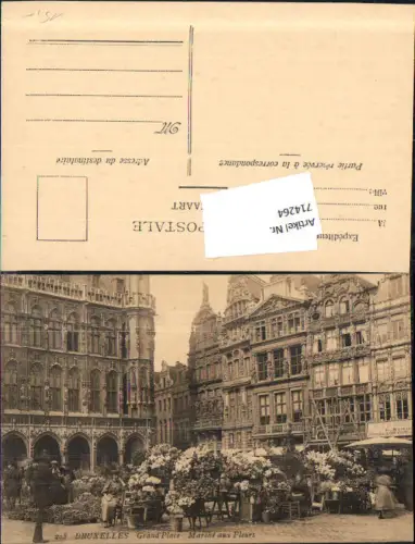 714264 Brüssel Bruxelles Grand Place Marcghe aus Fleurs