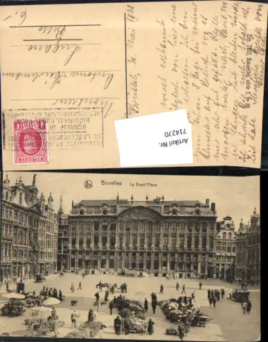714270 Brüssel Bruxelles La Grand Place gel Lugano Besso