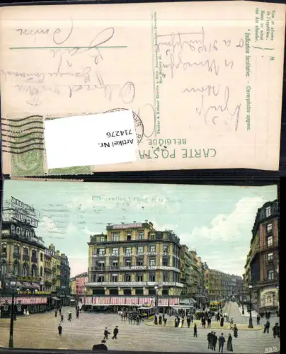 714276 Brüssel Bruxelles Place de la Bourse Börse