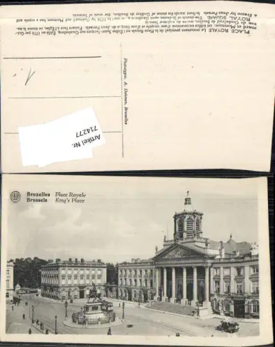 714277 Brüssel Bruxelles Place Royale
