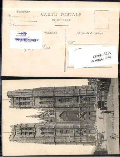 714287 Brüssel Bruxelles Eglise Sainte Gudule