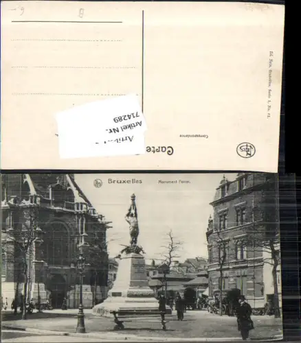 714289 Brüssel Bruxelles Monument Ferrer