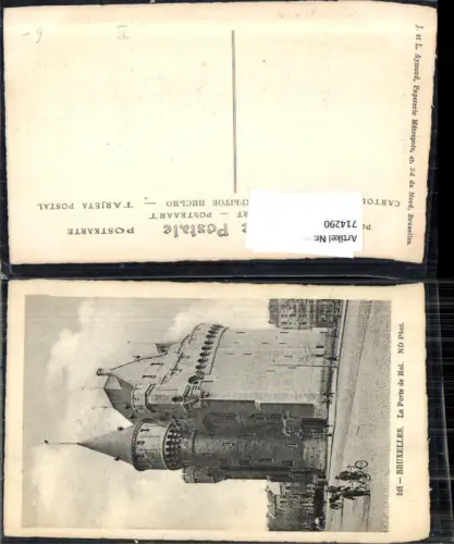 714290 Brüssel Bruxelles La Porte de Hal pub ND Phot 248