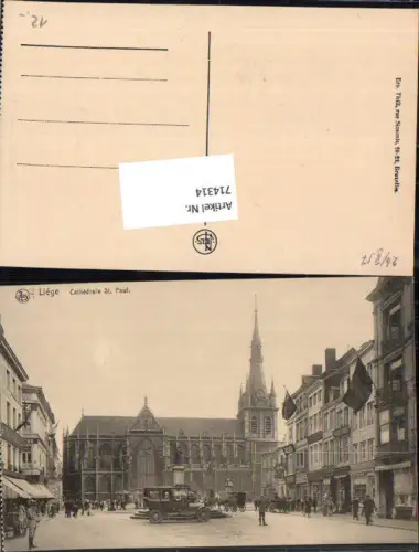 714314 Liege Lüttich Cathedrale St. Paul