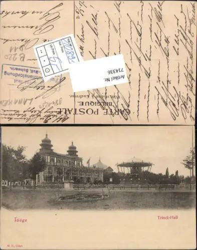 714336 Liege Lüttich Trinck Hall