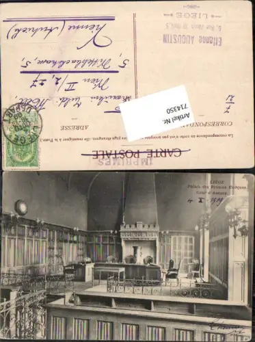 714350 Liege Lüttich Palais des Princess Eveques Cour d`Assises