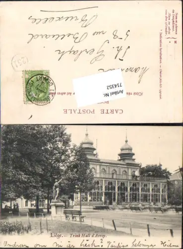 714352 Liege Lüttich Trink Hall d`Avroy