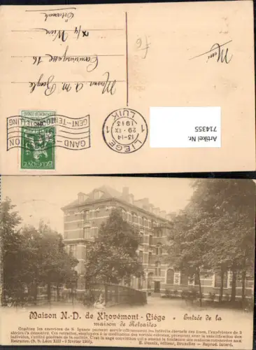 714355 Liege Lüttich Maison N.D. Xhovemont Liege