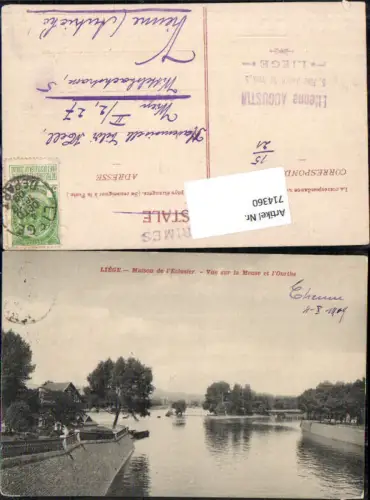 714360 Liege Lüttich Maison de Eclusier