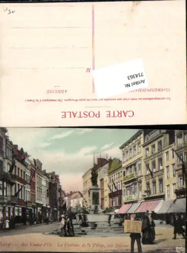 714363 Liege Lüttich Rue Vinave Fontaine