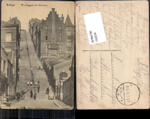 714374 Liege Lüttich Montagne de Bueren