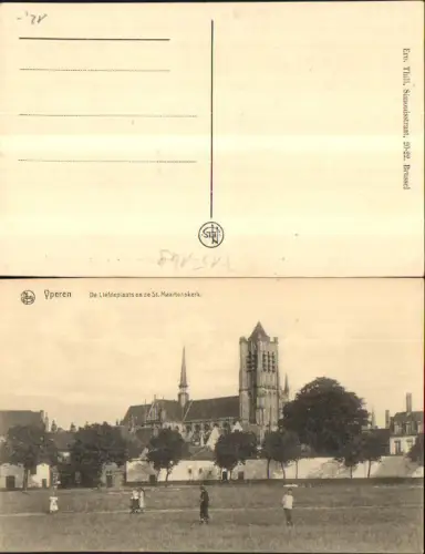 715149 Belgium Flandern Ypern Ypres St. Maartenskerk Kirche St. Martin