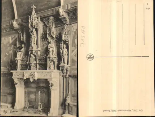 715161 Belgium Flandern Ypern Ypres Jugendstil Schoornstrens Yperen