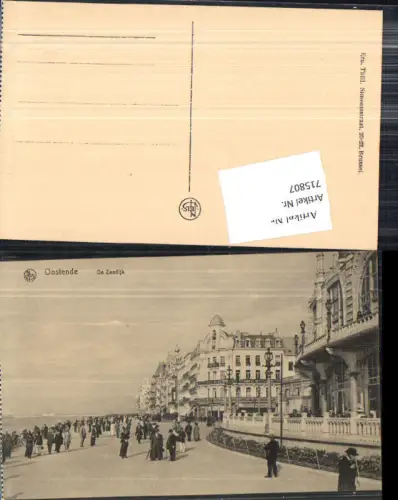 715807 Belgium Ostende Zeedijk Hotel Royal Belge