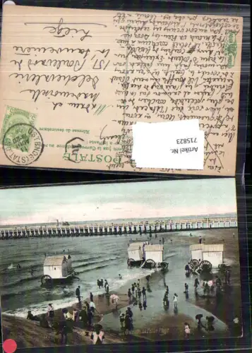 715823 Belgium Ostende Strand Strandleben