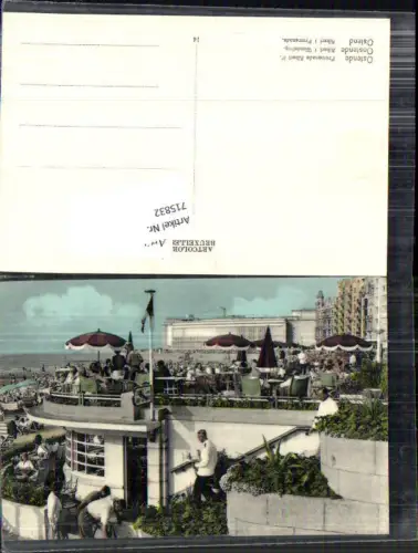 715832 Belgium Ostende Promenade Albert I.