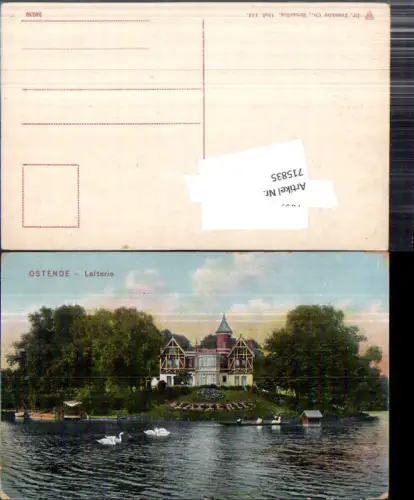 715835 Belgium Ostende Laiterie pub Dr. Trenkler Ost. 118