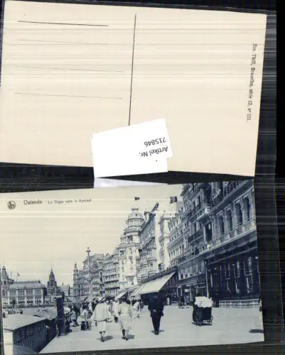 715846 Belgium Ostende La Digue Kursaal Kinderwagen Hotel