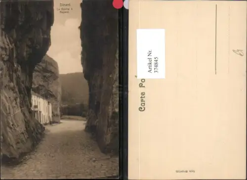 374845,Belgium Dinant La Roche a Bayard Straßenansicht Felsen