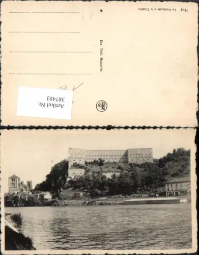387483,Belgium Huy La Collegiale et la Citadelle Festung