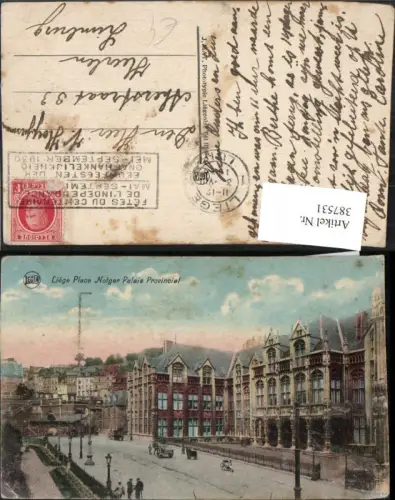 387531,Belgium Liege Place Notger Palais Provincial