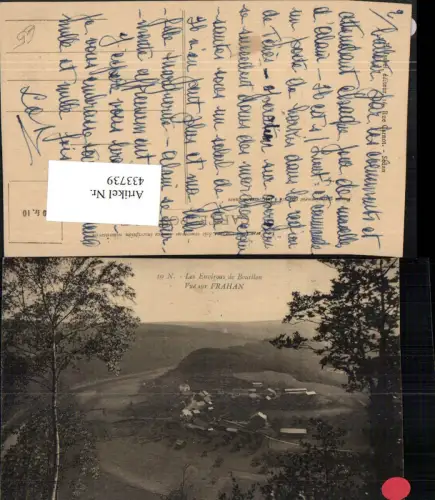 433739,Belgium Bouillon Vue sur Frahan Totale