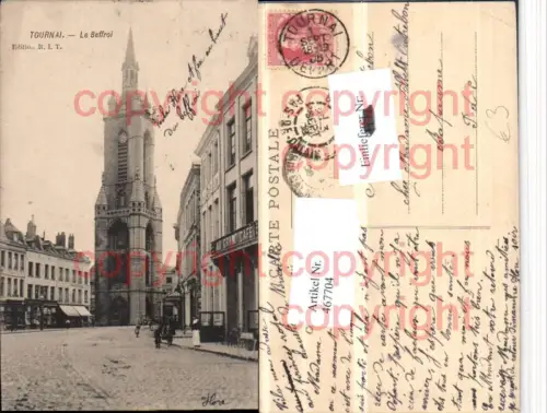 467704,Belgium Tournai Le Beffroi Glockenturm Turm