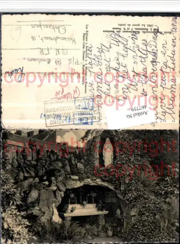 467759,Belgium Namur La grotte du jardin Grotte Altar Statue