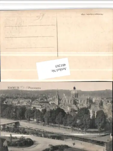 481265,Belgium Namur Panorama Teilansicht