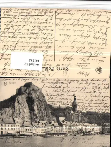 481282,Belgium Dinant La Citadelle et Eglise Kirche Festung