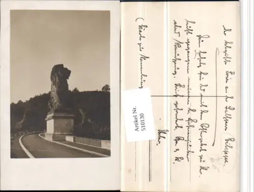 510130,Belgium Eupen Gileppe Talsperre Statue Löwe
