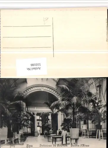 510188,Belgium Spa Interieur du Pouhon Jardin Hiver Innenansicht
