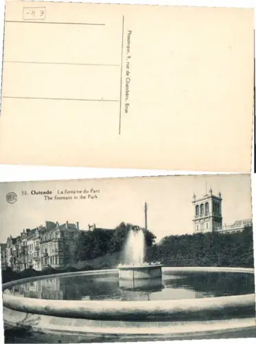 60984,Ostende Fountaine im Park
