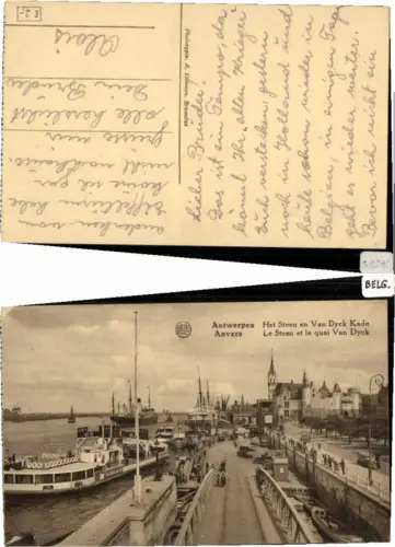 65603,Antwerpen Anvers Van dyck hafen Boote