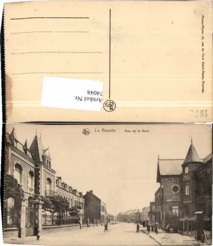 74048,La Bassee Rue de la Gare Strassenpartie