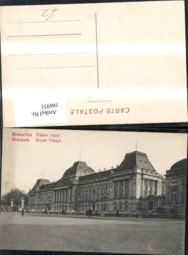 166931,Bruxelles Palais royal Brüssel Königsschloss