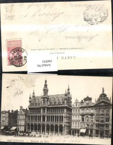 166932,Bruxelles Maison du Roi Brüssel 1901