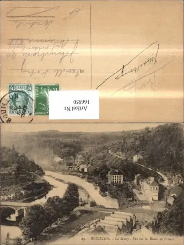 166950,Bouillon, La Semoy Vue sur les Routes de France