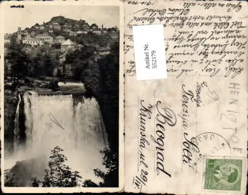 552179,Bosnia Jajce Wasserfall